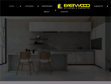 Tablet Screenshot of eastwoodkitchens.co.nz